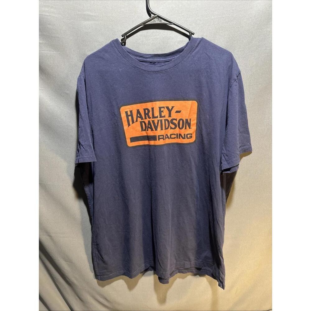 vintage Harley-Davidson "Racing"  T-shirt Size XL #371
